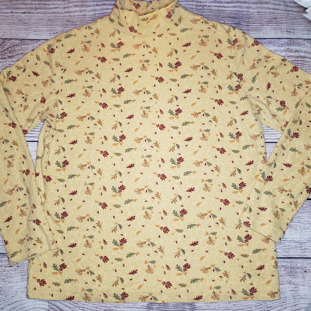 Croft and barrow womens falling leaves sweater